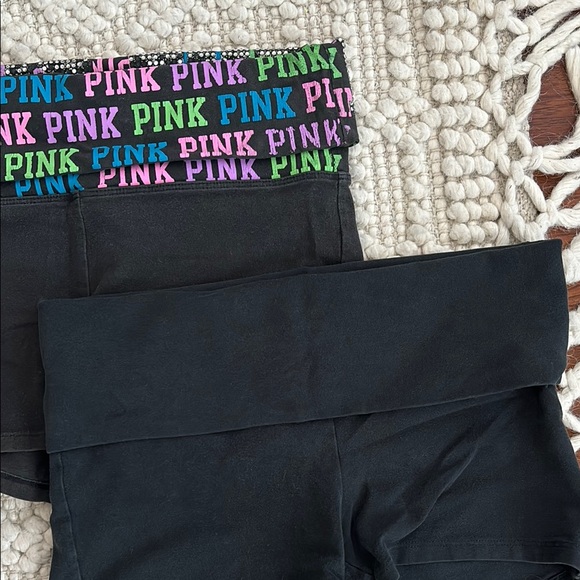 PINK Victoria's Secret Black Shorts with Pink Logo (Bundle) - Picture 6 of 6